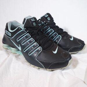Nike Shox Running Shoes Black Glacier Ice Women’s Size 12 488312-014 RARE
